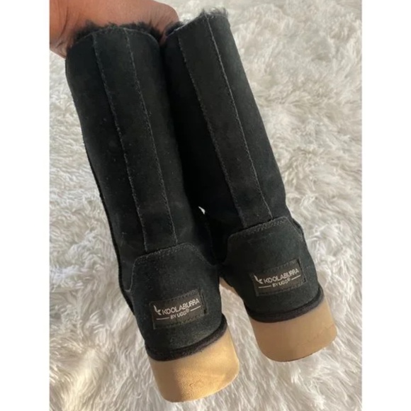 Koolaburra black water resistant plattform boots size 5/35 - Picture 4 of 10